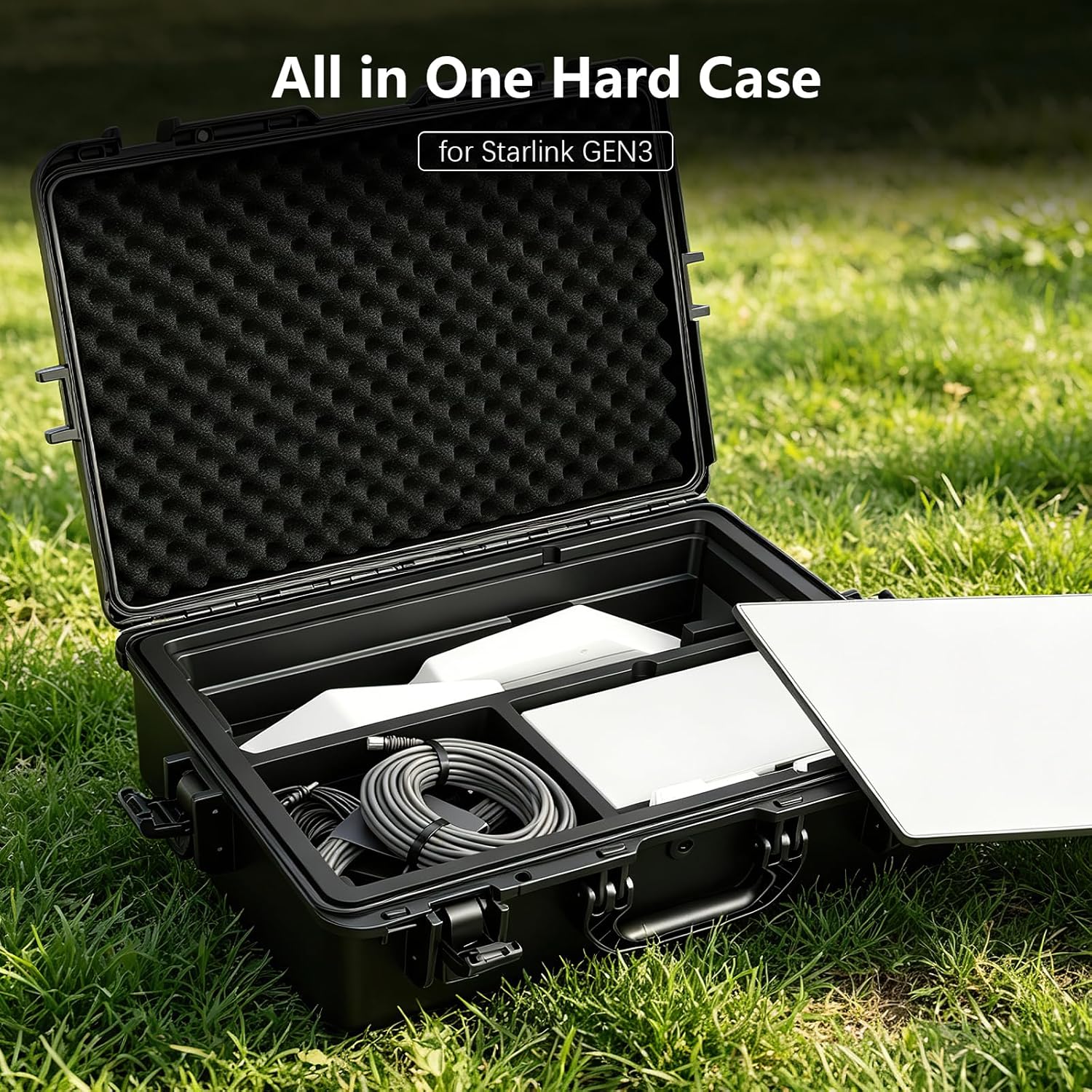 Starlink Gen3 hard case with precision molded layout